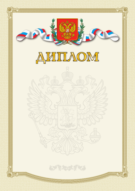 Предпросмотр макета диплома